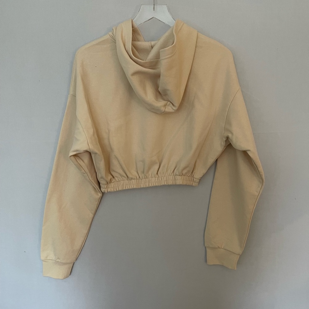 Cropped Cream Hoodie By‎ Nastygal 0 - Picture 3 of 8